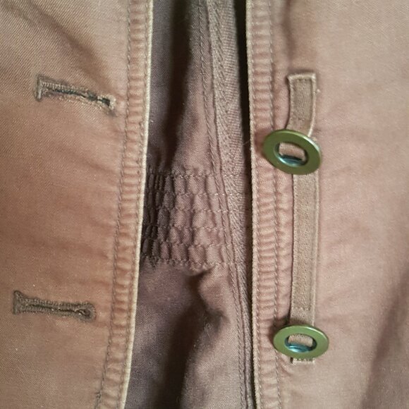 Dark Chocolate Brown Double Breasted Cardigan Styled Jacket - Picture 12 of 16